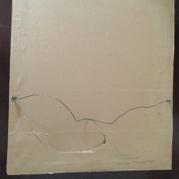 Vintage embroidery crewel wall hangings framed "peace be to this house" framed - Picture 8 of 9